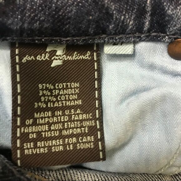 👠7 for all mankind jeans “ A pocket” size 27 - Picture 8 of 9